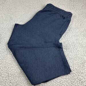 Star Mens Sweatpants 2XL Navy Blue Fleece